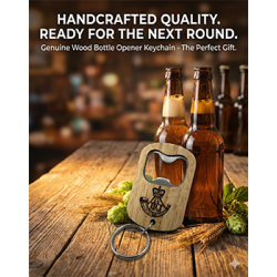 Durham Light Infantry Keyring Bottle Opener