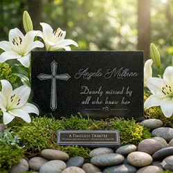 Granite Grave Marker 380 mm x 270 mm