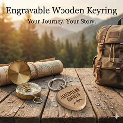 Personalised Plectrum Shaped Keyring